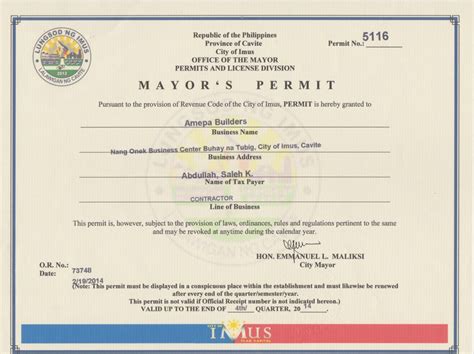 Bukas ba ang quezon city mayors permit
